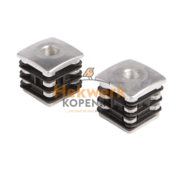 Aluminium verstevigde scharnierdop voor as - DURA