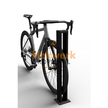 Fietsenrek – Enkelvoudige parkeervariant