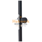 Locinox Krukpaar met afgeronde hoeken in geanodiseerd aluminium met vaste en roterende werking - 3006HOLD