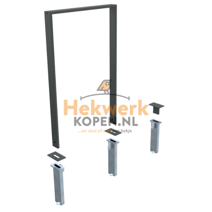 Afdekkap – Voor platstaal en vierkantstalen leunbeugels main product photo