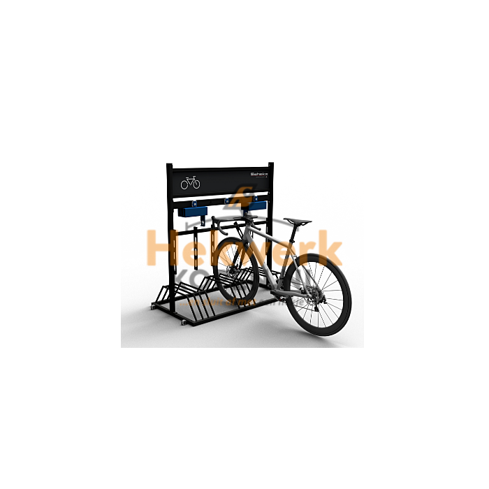 Mobiel fietsenrek met reclamebord main product photo