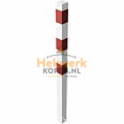 Afzetpaal vierkant 70 x 70 mm - voor in beton