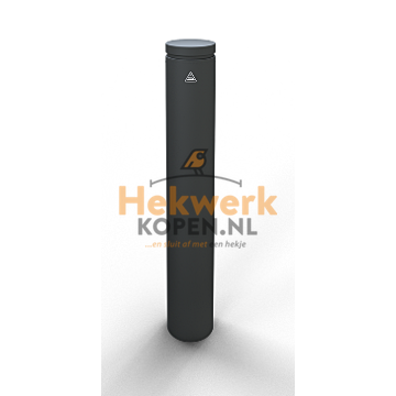 Sierpaal – Stalen buis Ø 150 mm met aluminium kop en sierring