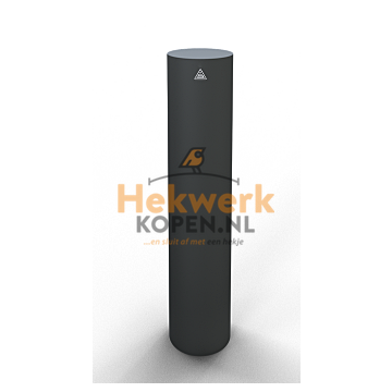 Sierpaal – Stalen buis Ø 193 mm met vlakke kop