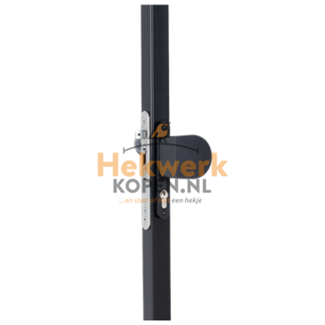 Locinox Krukpaar met afgeronde hoeken in geanodiseerd aluminium met vaste en roterende werking - 3006HOLD