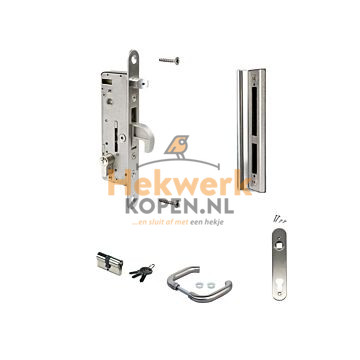 Locinox insteekslot voor metalen en alumium poorten 80mm