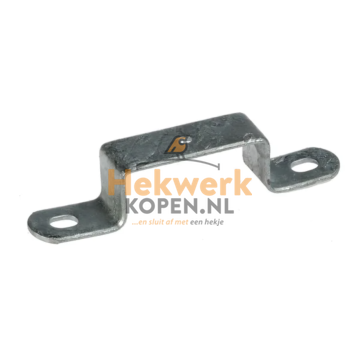 Halve tussenbeugel voor staafmat hekwerk – geschikt voor palen van 60 x 60 mm