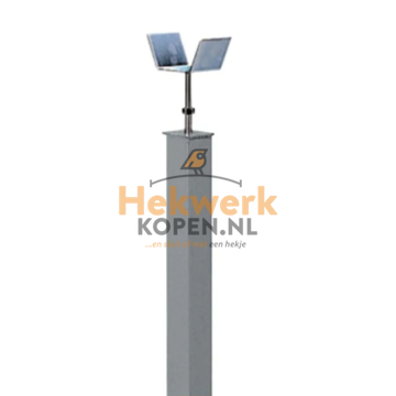 Opvangpaal RVS voor slagboom LIMIT4