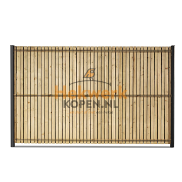 Blinderingskit met houten latten wood SLAT - L2M60