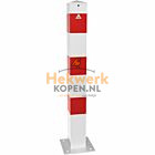 afzetplaat 100x100x3 mm - met voetplaat 