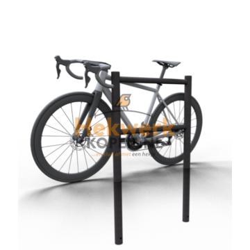 Fietsenaanleunbeugel – met platte of bolle kop